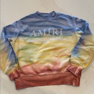 Amiri Tie Dye Sweatshirt Size 6 Youth